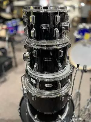 Mapex Tornado 5 Piece Drum Kit w/Cymbals and Hardware - Black 2